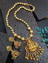 Gold Plated Long Temple design Necklace Set