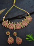 Gold Plated Reversible Short Necklace Set