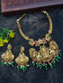 Gold plated Multicolor with pearl Necklace Set