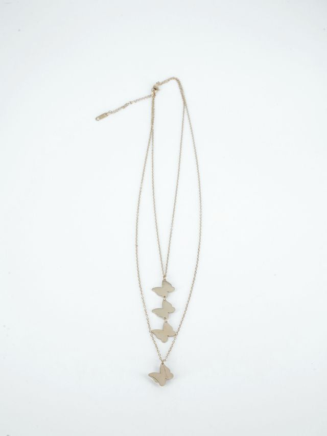 Avi Collection Fashion wear Layered Butterfly design Chain / Necklace