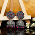 Oxidised Silver Plated Exclusive design Earrings / Jhumkas 9760N - Griiham