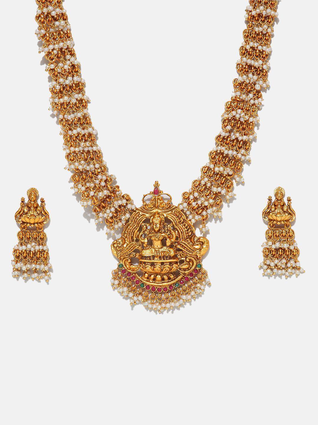 PREMIUM LAXMI LONG NECKLACE SET/LONG NNJ05-480-7812N