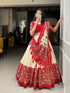 Patola Print with Gotta Patti Lace Border (unstiched blouse)Lehenga 17200N - Griiham