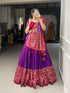 Patola Print with Gotta Patti Lace Border (unstiched blouse)Lehenga 17200N - Griiham