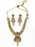 Premium Antique Gold Finish Laxmi motif with Leaf Pattern - Griiham