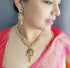 Premium Antique Gold Finish Laxmi necklace - Griiham