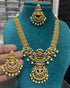 Premium Antique Gold with pearl and zercon full work 11358N - Griiham