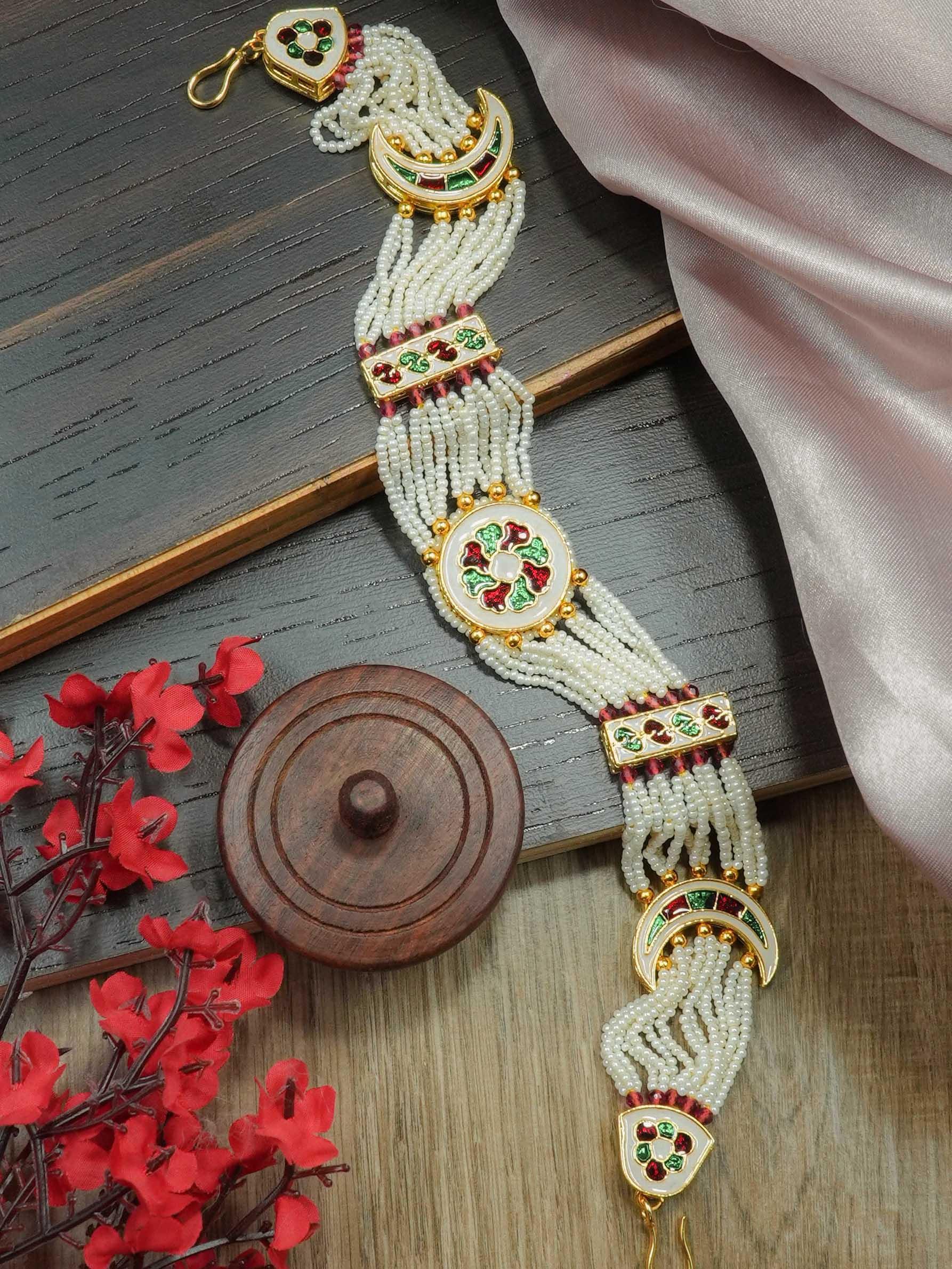 Premium Bridal Matha Patti (can be worn Double sided) for wedding Tikka