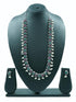 Premium Classy Oxidised Necklace Set with pearls and with different colour stones Options 11934N - Griiham