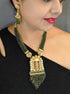 Premium Gold Plated Designer Krishna Murari Necklace Set