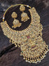 Premium Gold Finish Authentic Temple Design Bridal Necklace set