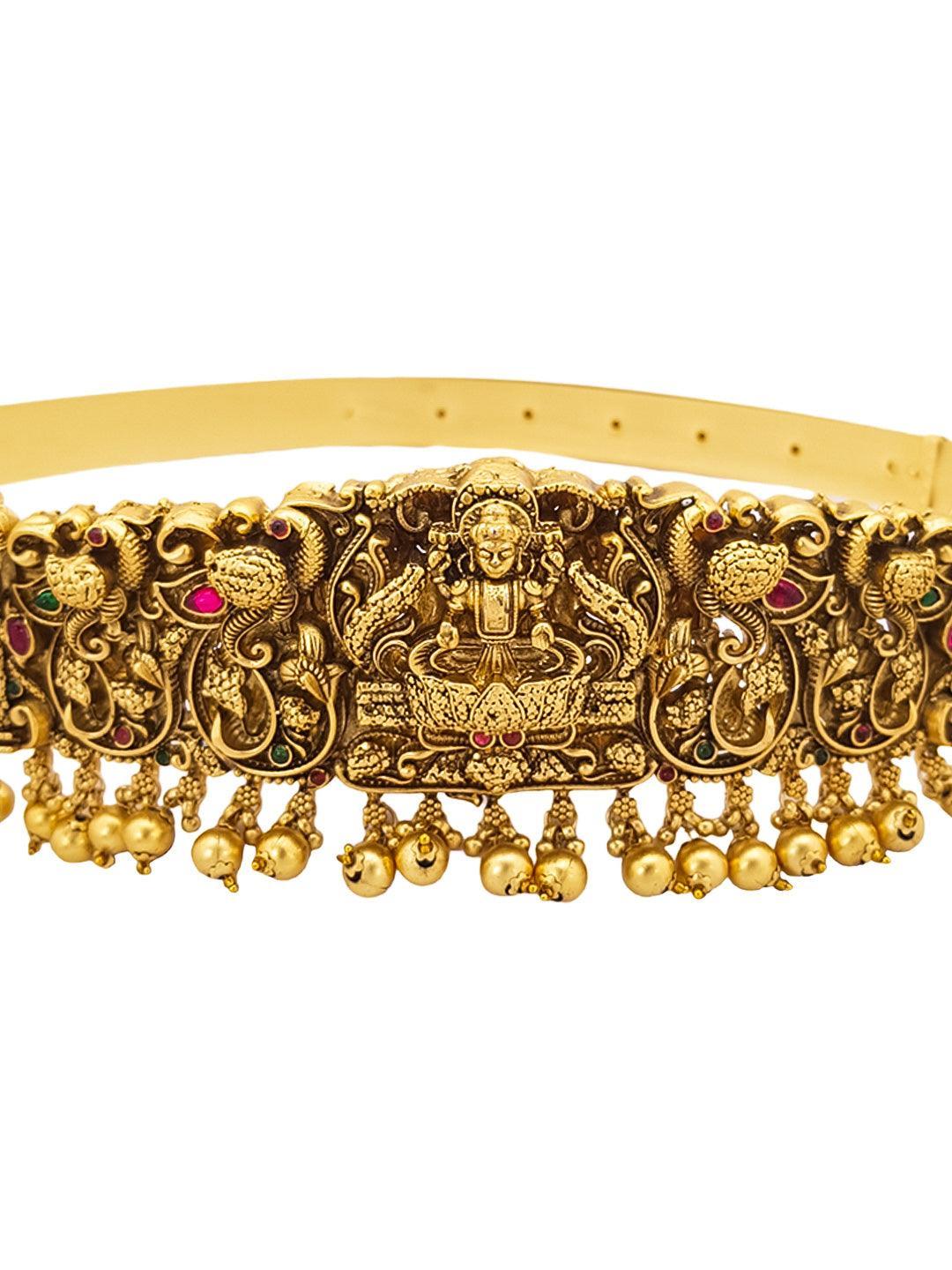 Premium Gold Finish Bridal Vadanam/Vodiannam/waistbelt - Griiham