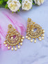 Premium Gold Finish Classic Temple Jhumkis 9417N - Griiham