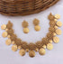 Premium Gold Finish Coin Laxmi Necklace set 19515N - Griiham