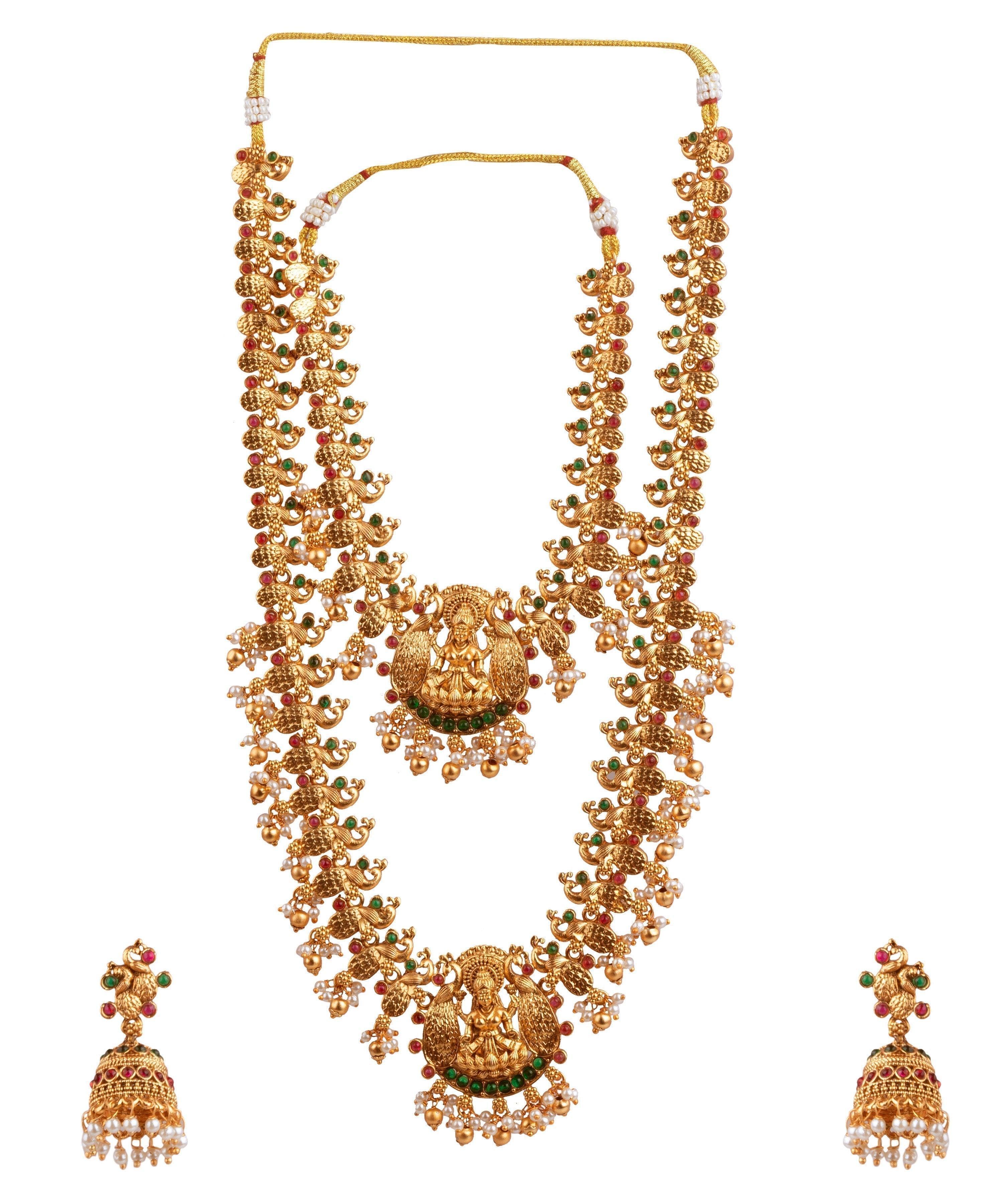 Premium Gold Finish Necklace Combo Set - Griiham