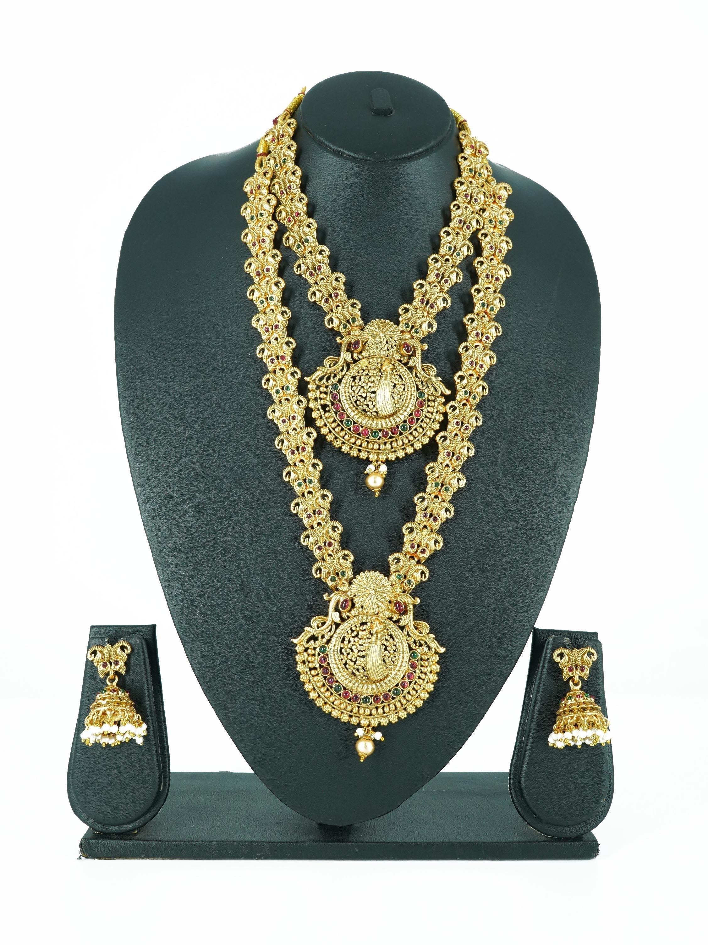 Premium Gold Finish Necklace Set Combo - Griiham