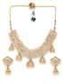 Premium Gold Finish Pearl Necklace set - Griiham