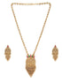 Premium Gold Finish Pendent Set with pearls and AD Stones - Griiham