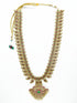 Premium Gold Finish Sayara Collection CZ Studded Long Bridal Necklace Set 11405N - Griiham