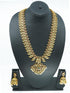 Premium Gold Finish Sayara Collection CZ Studded Long Bridal Necklace Set 11405N - Griiham