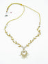 Premium Gold Finish Sayara Collection Necklace with CZ Stones - Griiham