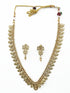 Premium Gold Plated Classic Laxmi Kasu Necklace set 11325N - Griiham