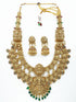 Premium Gold Plated Classic Laxmi Necklace set 11324N - Griiham