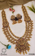 Premium Gold Plated Classic Laxmi Necklace set 11333N - Griiham