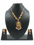 Premium Gold Plated Classic Siddhalaxmi Laxmi Necklace set 11306N - Griiham