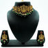 Premium Gold Plated Elegant Short Chic Laxmi Necklace set 10422N - Griiham