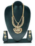 Premium Gold Plated Grand Long Laxmi Necklace Set - Griiham