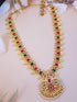 Premium Gold Plated Long Necklace with Multi colour CZ Stones