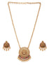 Premium Gold Plated Temple design Pendant Set - Griiham