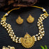 Premium Gold finish short necklace set /choker set - Griiham