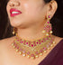 Premium Guaranteed Gold Finish Choker set with Real AD Multicolour stones NRG06-1850-4470N