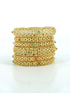 Premium Matt Rajwadi finish Bangles Set of 6 bangles 8096B - Griiham