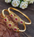 Premium Micro Gold Plated Set of 2 Temple Bangles 9226A - Griiham