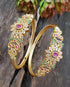 Premium Micro Gold Plated Set of 2 Temple Bangles 9227A - Griiham