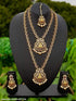 Premium Quality Laxmi Design Multi Colour AD Necklace Set Combo (Long+short) with Maang Tikka NRG06-1650-4311N