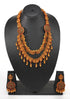 Premium Quality Step Layered Laxmi Necklace Set with Stones studded 9257N - Griiham