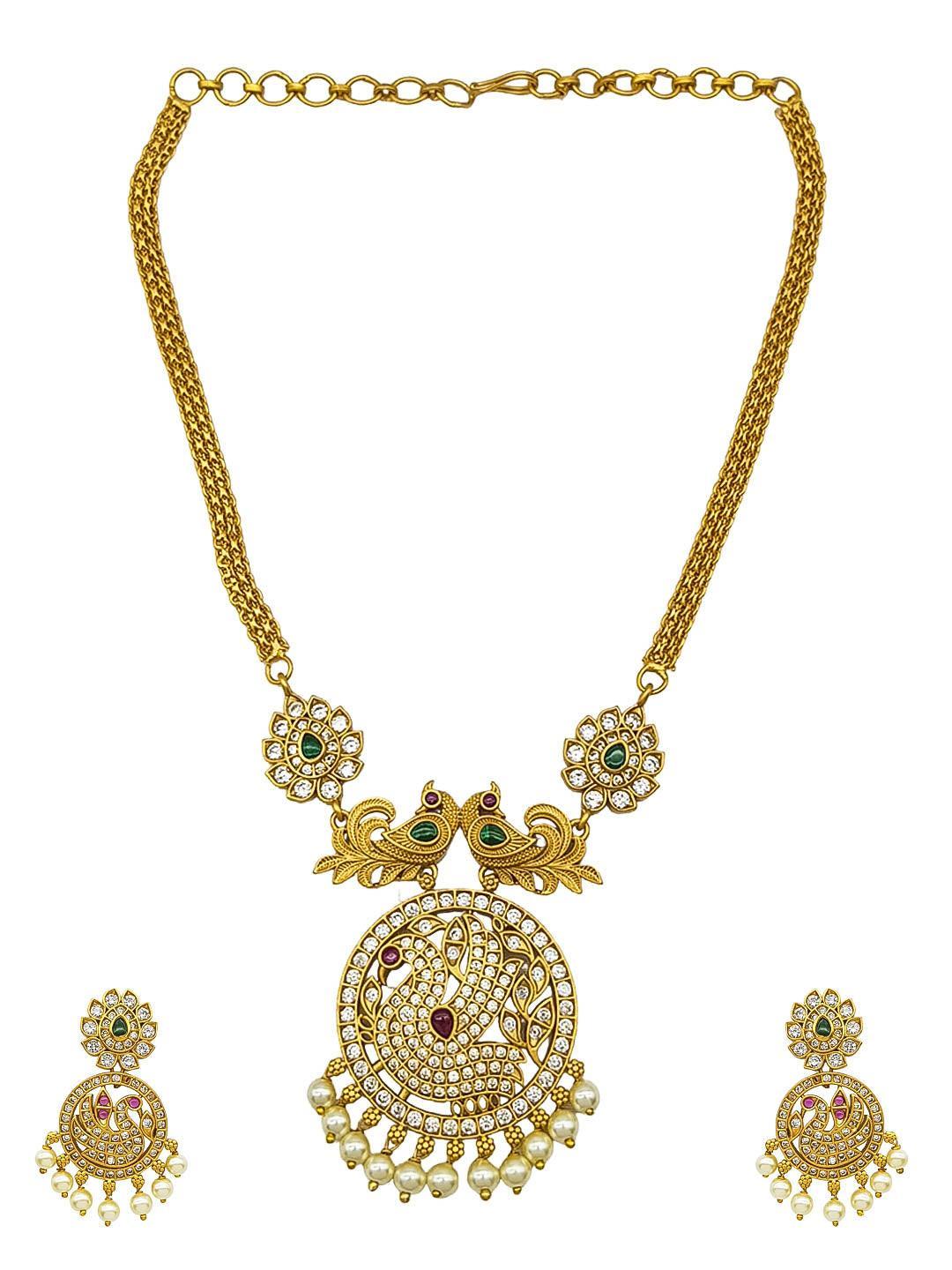 Premium Sayara Collection CZ Necklace Set - Griiham