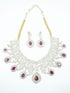 Premium Sayara Collection CZ Studded Bridal Necklace Set 11355N - Griiham