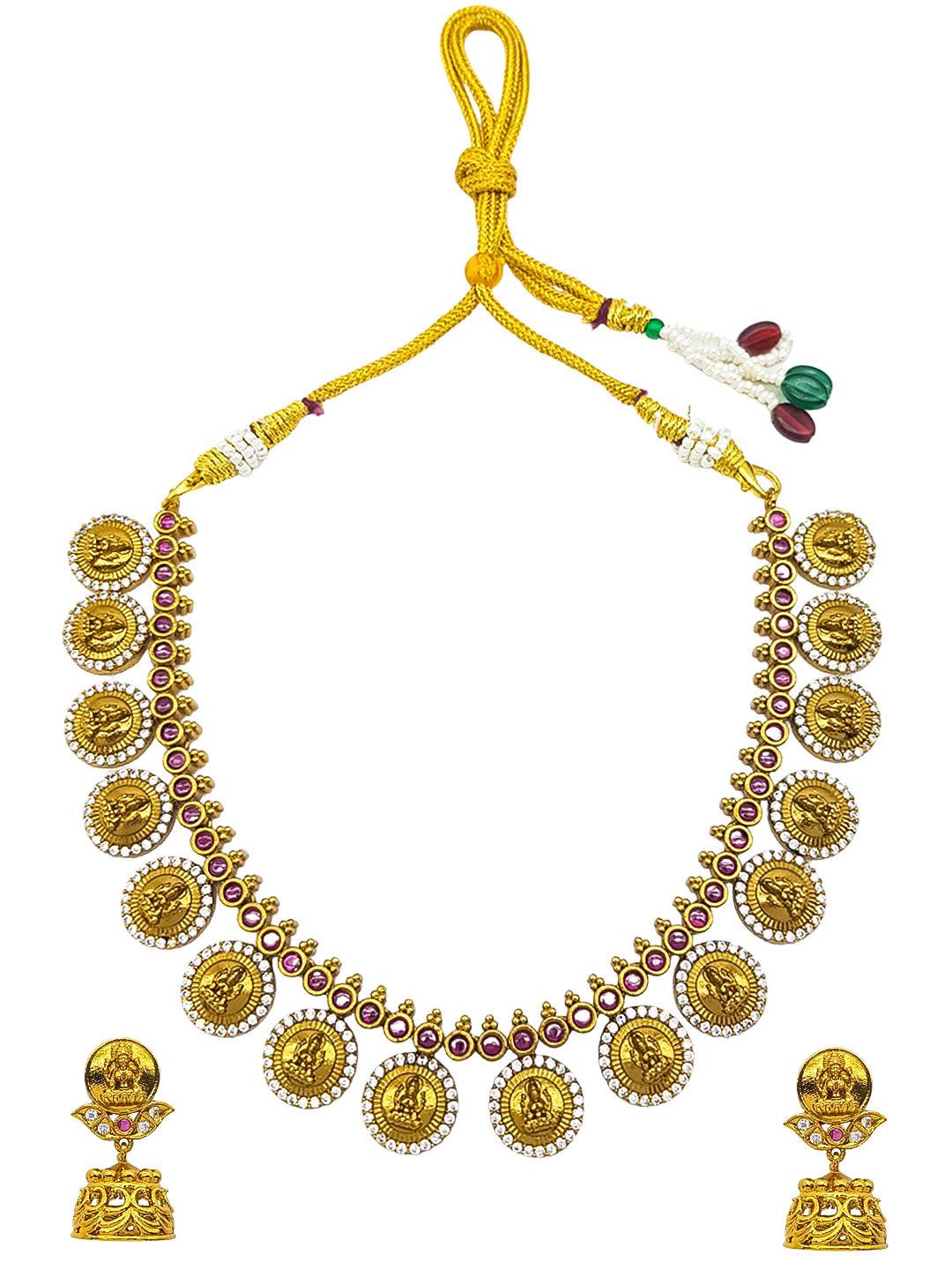 Premium Sayara Collection Elegant CZ Necklace Set - Griiham