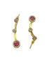 Premium Sayara Collection Elegant Ruby & CZ Necklace Set - Griiham