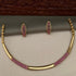 Premium Sayara Collection Elegant Ruby Necklace Set 22208N - Griiham