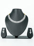 Premium White Gold Finish Sayara Collection Bestseller Star Necklace with CZ Stones - Griiham