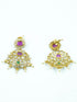 Premium collection Real kempu and emerald necklace set 12753N - Griiham