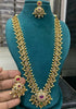 Premium collection Real kempu and emerald necklace set 12753N - Griiham