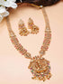 Premium gold finish Long Hara Necklace Set with AD Stones 16865N-1 - Griiham