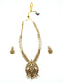 Premium gold finish Long Hara Necklace Set with AD Stones 16854N - Griiham